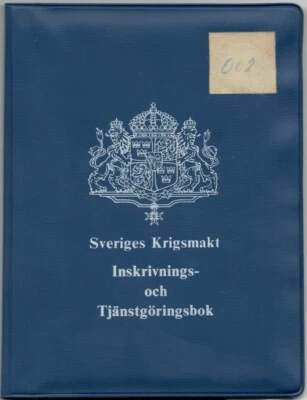 SWEDEN: Military service book 1975. - Image 1 of 2