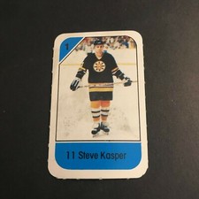 1982-83 Post Cereal Steve Kasper - Boston Bruins - Good