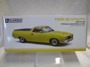 XC FORD UTE UTILITY PINE N LIME YELLOW 5.8 LITRE OPENING PARTS 1:18 SCALE FALCON - Bild 1 von 4