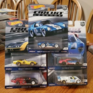 Hot Wheels 2018 50th Anniv. Premium Car Culture Circuit Legends Complete Set 5 - Picture 1 of 11