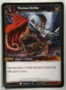 World Of Warcraft TCG - Vicious Strike *77/220* - Picture 1 of 1