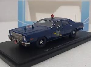 WOW Plymouth Fury Michigan State Police 1977 1:43 Neo 46451 EXTREMLELY RARE!! - Picture 1 of 14