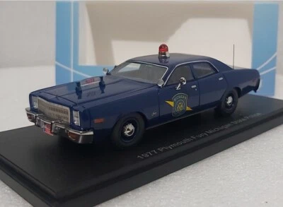 WOW Plymouth Fury Michigan State Police 1977 1:43 Neo 46451 EXTREMLELY RARE!! - Image 1 of 4