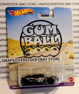 2020 HOT WHEELS PREMIUM GUM BALL 3000 SILVER & BLACK PAGANI HUAYRA, W/ RR, VHTF - Picture 1 of 9