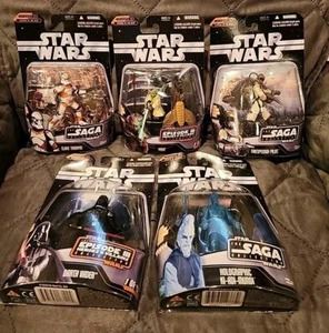 Lot of 5 Star Wars The Saga Collection Revenge of the Sith Episode III 2006 - Picture 1 of 11