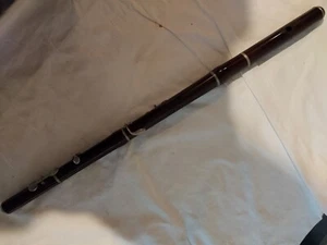 Wooden Flute-Vintage Martin Freres Cocus wood 4-Key flute, late 19th Century - Picture 1 of 22