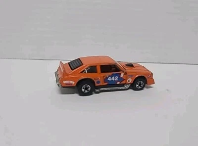 Vintage Hot Wheels 1978 Olds Flat Out 442 Orange Hong Kong - Image 1 of 4