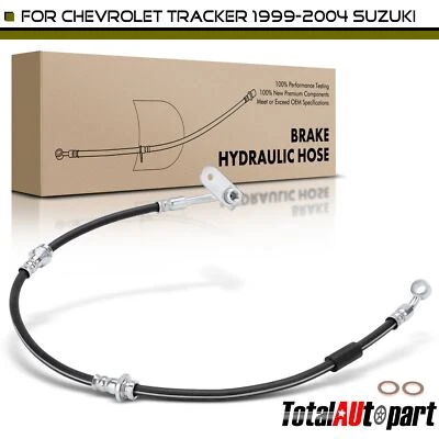 Manguera hidráulica de freno para Chevrolet Tracker 99-04 Suzuki pasajero delantero derecho  Foto 1 de 4