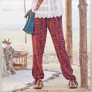 Sundance This is Paradise tropische Damenhose Large 100 % Viskose Lounge Strand - Bild 1 von 14