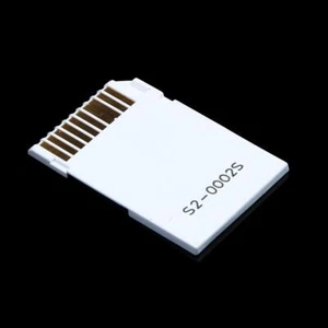 Dual Slot Micro For SD SDHC TF to Memory Stick MS Card Pro Duo Reader Adapt - Foto 1 di 6
