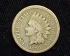 Hs&C: 1859 Indian Head Penny/Cent G - Us Coin