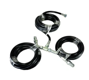 Manguera de gas divisor en T para máquina de chorro de CO2 etapa con reloj rápido de ajuste en T - Imagen 1 de 8