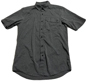 Wrangler Shirt Men's Small Gray All Terrain Gear ATG Utility Short Sleeve Shirt - Picture 1 of 20