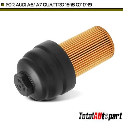 Tapa de la carcasa del filtro de aceite del motor para Audi Q7 2017-2019 A6 Quattro A7 Quattro Foto 1 de 4