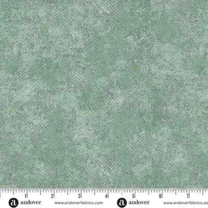 Pristine, Teal, Sky, Accent Fabric, Tea Dye, Andover Fabrics, A-1285-T - Bild 1 von 1