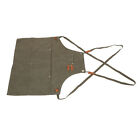 Thick Durable Canvas Apron Hand Made Wide Coverage Apron For Painting Manicur EC