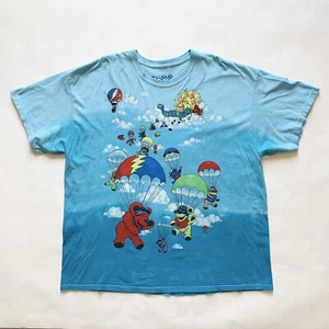Camiseta Liquid Blue GRATEFUL DEAD Greg Genrich Parachute Bears Tie Dye XXL - Imagen 1 de 11