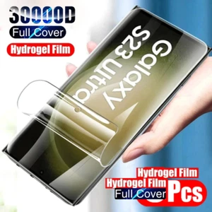 For Samsung galaxy S24 S23 S22 S20 S10 Plus Ultra Hydrogel FILM Screen Protector - Zdjęcie 1 z 12