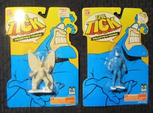 1994 Bandai THE Tick 3.5" Action Figure LOT of 2 MOC C-5.0/5.5 Tick & Arthur - Picture 1 of 2