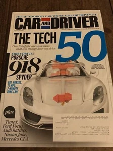 Car And Driver Magazine August 2013 BB13 - Picture 1 of 1