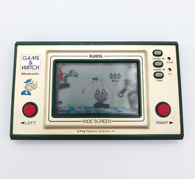 Nintendo Game and Watch 	POPEYE WIDE SCREEN 1981 Tested Game & Watch