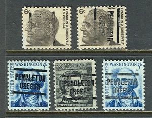 Pendleton OR 212 (Not L-4) precancel all 4c, 5c & 6c Prom Americans, last ones - Picture 1 of 1