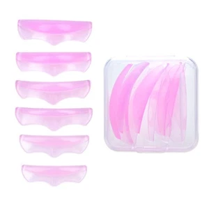 6Pairs Makeup Accessories Silicone Eyelash Perm Pad - Picture 1 of 12