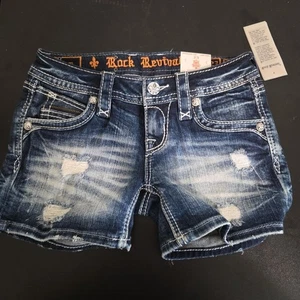 Rock Revival Lam Jeans Shorts Damen Größe 23 - Bild 1 von 5