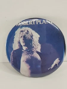 Vintage Original Led Zeppelin Robert Plant Music Band Pin Pinback Button 2.25" - Picture 1 of 4