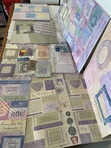 Pink Purple Love Family Scrapbooking Set - Bild 1 von 14