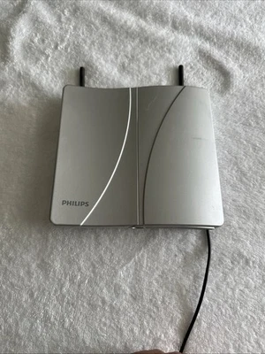 Antena interior Philips UHF/VHF/FM/HDTV (SDV2210/27) orejas de conejo, TV por aire Foto 1 de 4