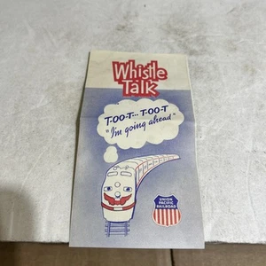 1950's Union Pacific Railroad Whistle Talk Brochure Folder - Picture 1 of 5