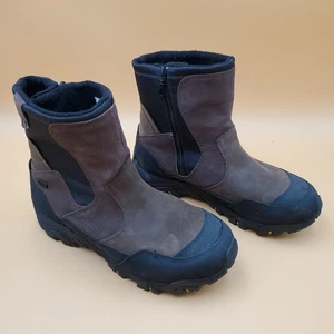 Herren Merrell Espresso Ice Grip Wasserdicht Stiefel Herren Größe 11 Isoliert Seitenreißverschluss - Bild 1 von 12