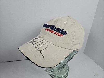 Vintage MotorGuide 'Never Stop' Fishing Hat H&L - Signed By Kevin VanDam - OSFA - Image 1 of 4