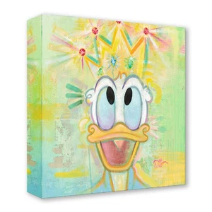 Dignified Duck 14Hx14W Disney Fine Art by Dom Corona - Picture 1 of 1