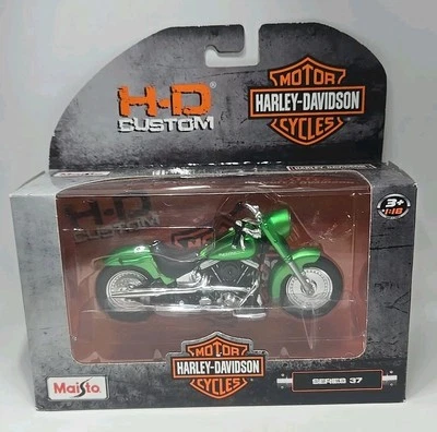 2000 FLSTF STREET STALKER HARLEY DAVIDSON MOTOCICLETA MAISTO SERIES 37 MODELO 1/18 - Imagem 1 de 2