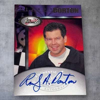 Randy Dorton HENDRICK 1997 SCOREBOARD AUTOGRAPHED RACING PACK PULLED V2 card - Image 1 of 2