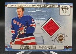 2001-02 Private Stock Titanium Double-Sided Jersey #28 Mike York / Theo Fleury - Bild 1 von 4