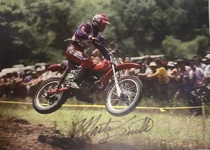 marty smith motocross foto firmata 8 1/2”X 11”  - Foto 1 di 1