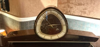 Buffetuhr „ALKA“ mit Hermlewerk,Kaminuhr Vintage 1950er !  Sehr gepflegt ! TOP ! - Bild 1 von 4