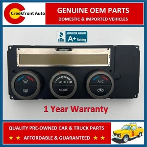 2006 2007 Nissan Titan Heater Climate Temperature Control Automatic 27500-ZH500 - Picture 1 of 7