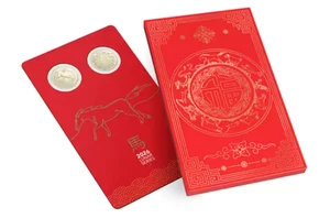 2025 2026 Lunar Series - Year of the Horse $1 Uncirculated Two-Coin Set - Bild 1 von 4