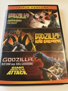 Godzilla Triple Feature, vs. Mothra & King Ghidorah (DVD, 2014, 2-Disc Set) - Imagen 1 de 4