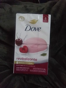 Dove Revitalizante Beauty Bar With Cherry & Chia Milk, 6 Bars Pack  - Picture 1 of 2