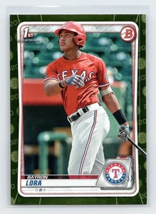 Bowman - Prospects Bayron Lora 2020 #BP-52 camuflaje (RC) Texas Rangers - Imagen 1 de 2