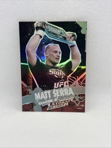 2010 Topps UFC Matt Serra Season 4 Ultimate Fighter Winner Non Auto - Picture 1 of 2