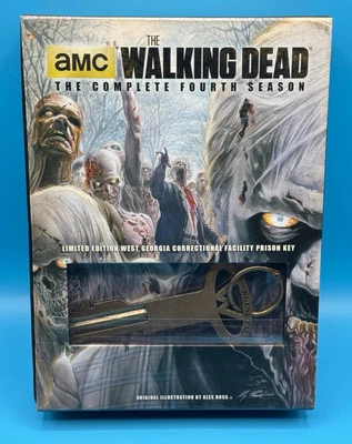 The Walking Dead Season 4 DVD Complete Fourth 5 Disc Set Limited Edition W/ Key - Image 1 of 4