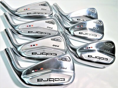 Cobra AMP Cell Pro 7pc Head Only IRONS SET GOLF PARTS Rickie Fowler NWO - Image 1 of 4
