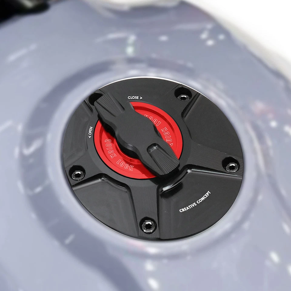 NIMBLE Rapid Release Fuel Tank Cap For Yamaha MT-09 FZ-09 13-17 18 19 20 21 22 - Image 1 of 4