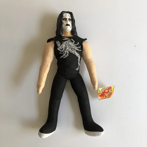 1999 Vintage Sting Plush 13” Wrestling Action Figure Doll WCW WWE New With Tags Cover